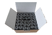APB-40S2, Size A, Plastic Sided, 40S/2 Black Color, 144pcs